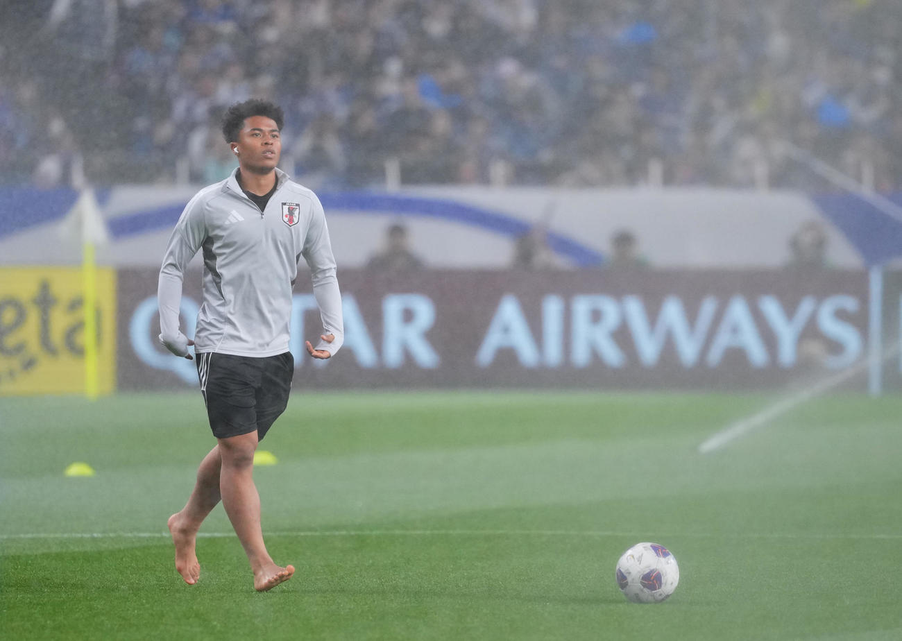 ７番を背負う藤田譲瑠チマ＝25年3月