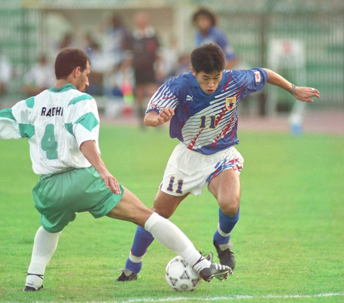 三浦知良（1993年10月28日撮影）