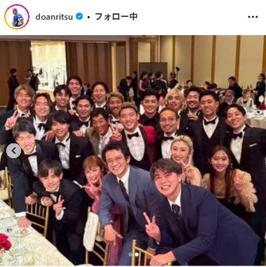 堂安律のインスタグラムから