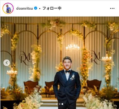 堂安律のインスタグラムから