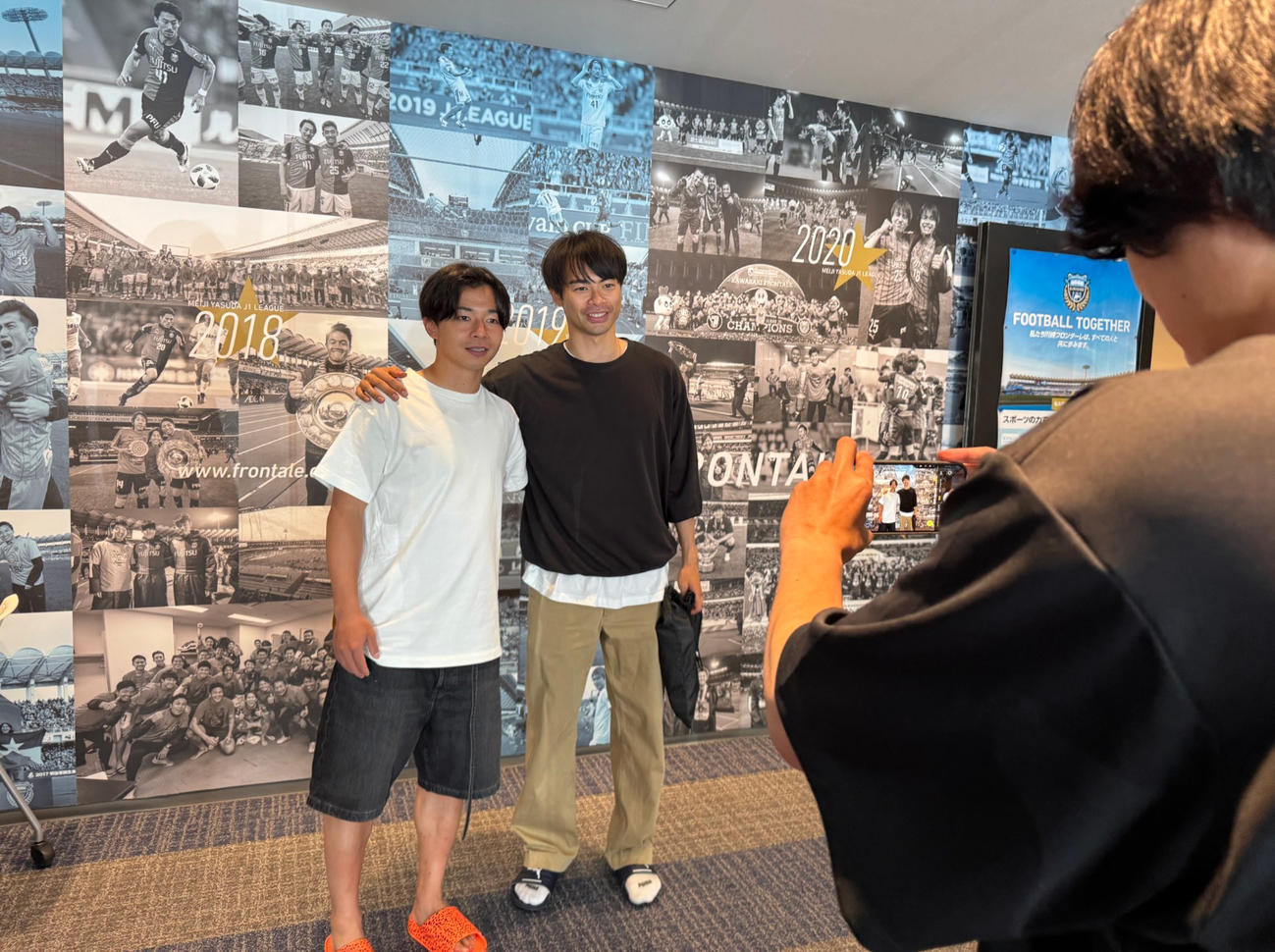 川崎Fの公式Xから