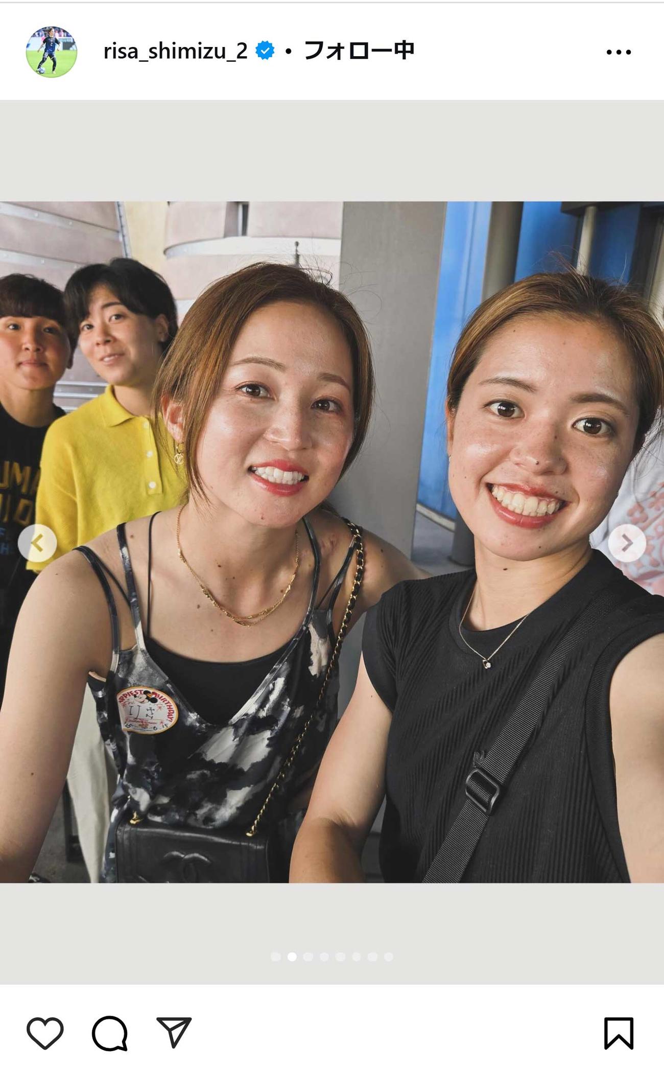 清水梨紗のインスタグラムから