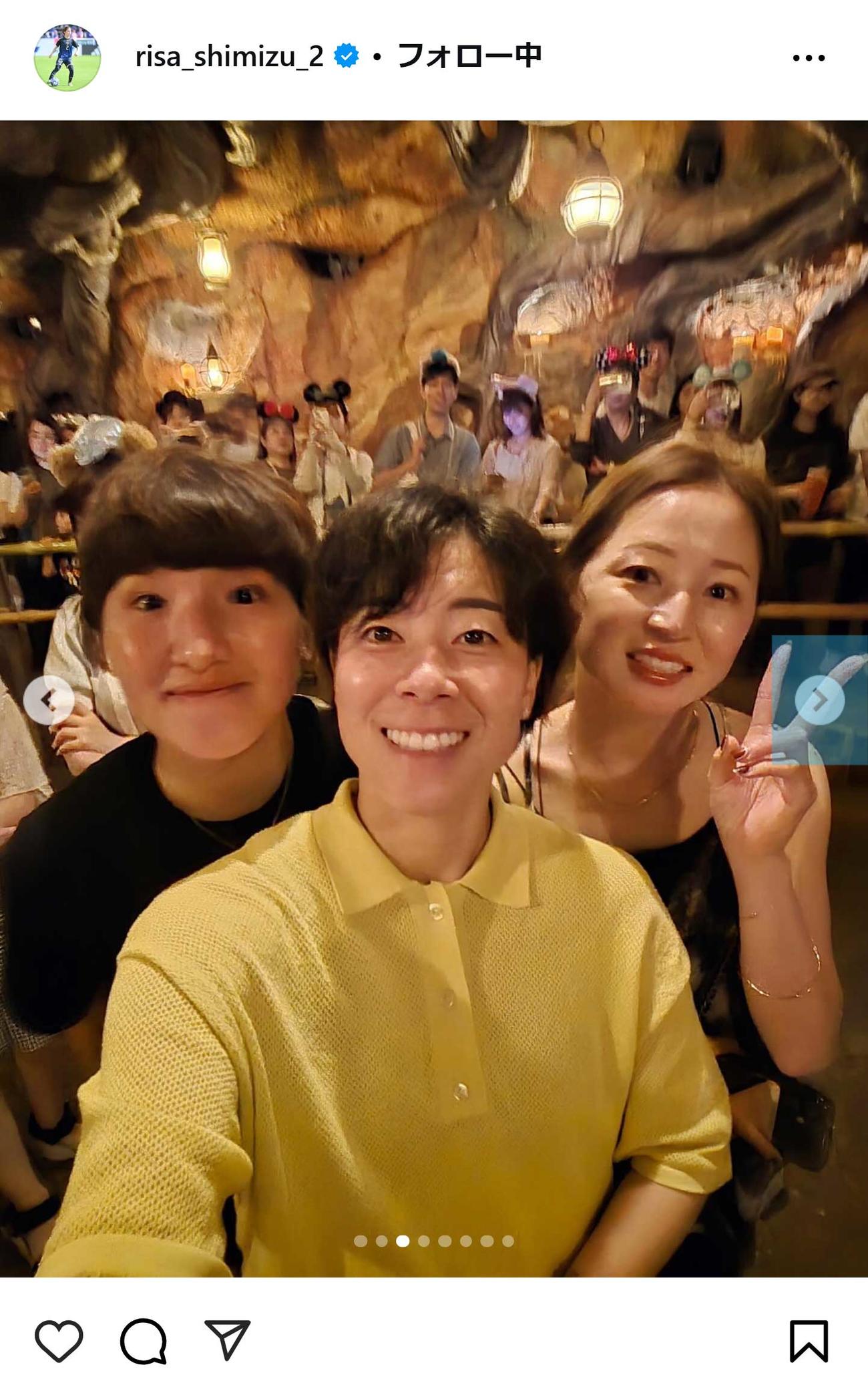清水梨紗のインスタグラムから