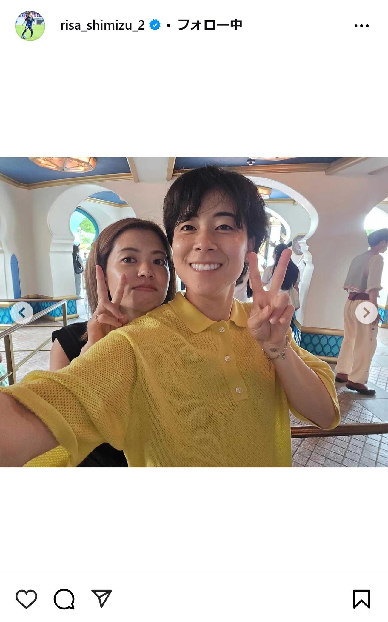 清水梨紗のインスタグラムから