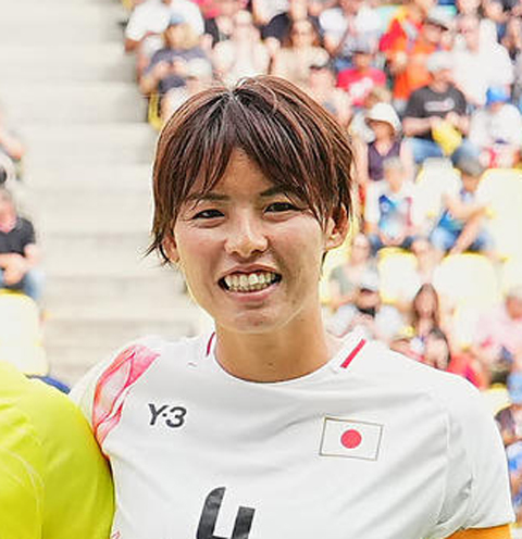 なでしこジャパンの熊谷紗希（2024年7月撮影）