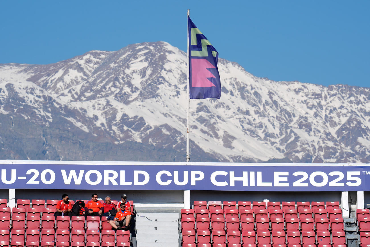 U20W杯、日本－エジプト　試合前の会場の様子（AP）