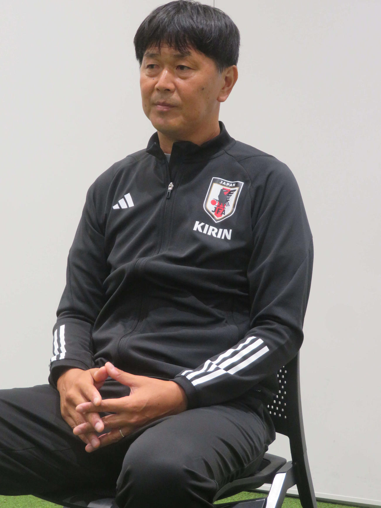 U－20日本代表の船越優蔵監督（2025年8月27日撮影）