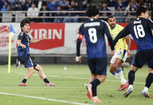 日本代表】ブラジル戦初勝利！味スタに4万4920人…森保監督待望の“青