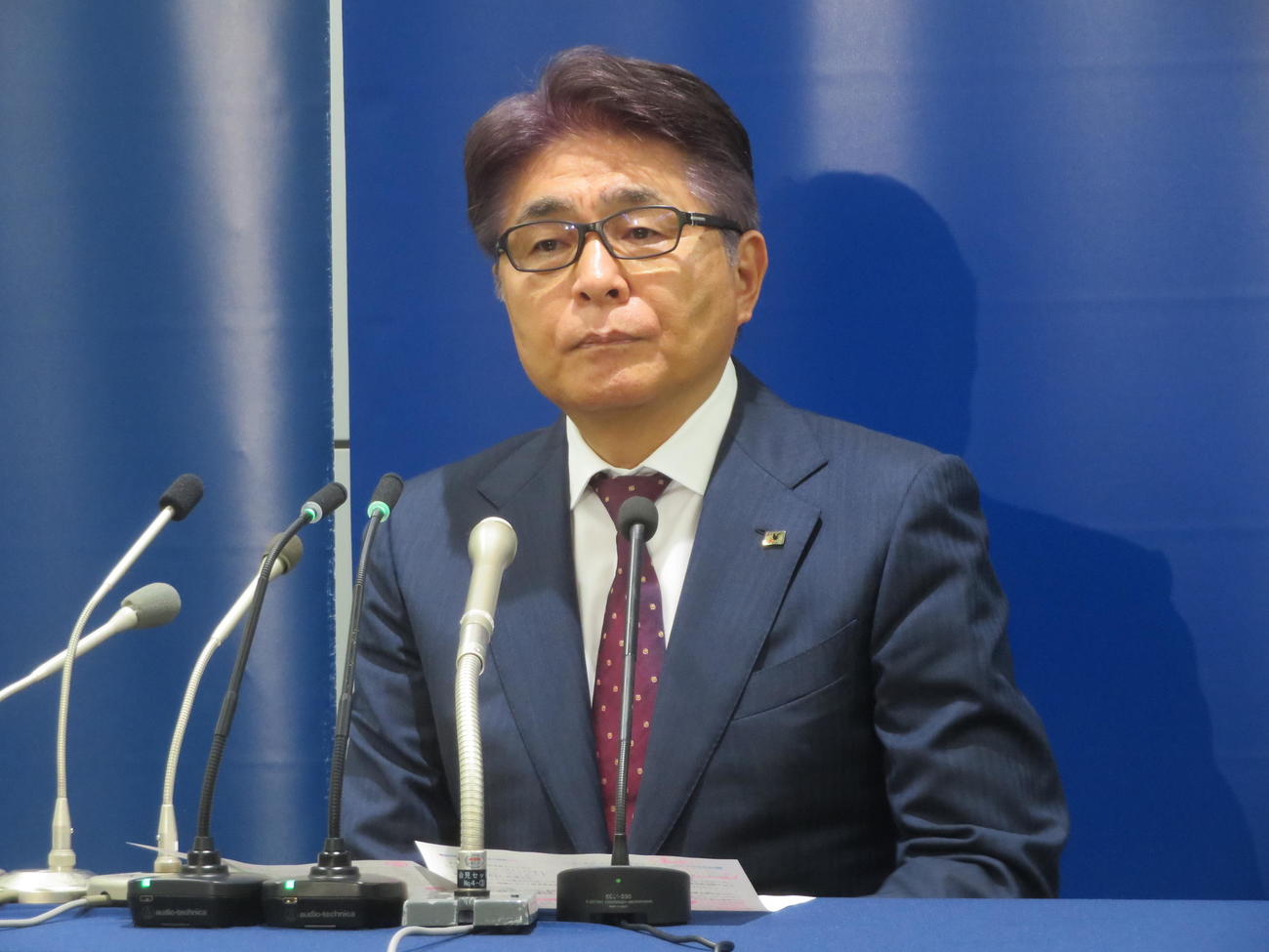 日本サッカー協会の新技術委員長に就任した山本昌邦ナショナルチームダイレクター（撮影・佐藤成）