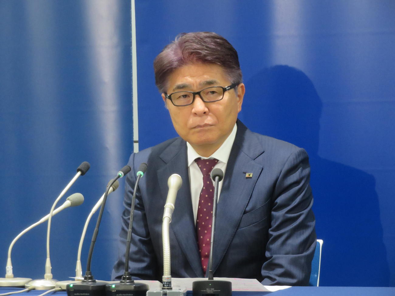 日本サッカー協会（JFA）の新技術委員長に就任した山本昌邦ナショナルチームダイレクター（撮影・佐藤成）