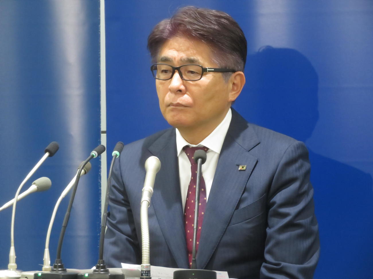 日本サッカー協会（JFA）の新技術委員長に就任した山本昌邦ナショナルチームダイレクター（撮影・佐藤成）