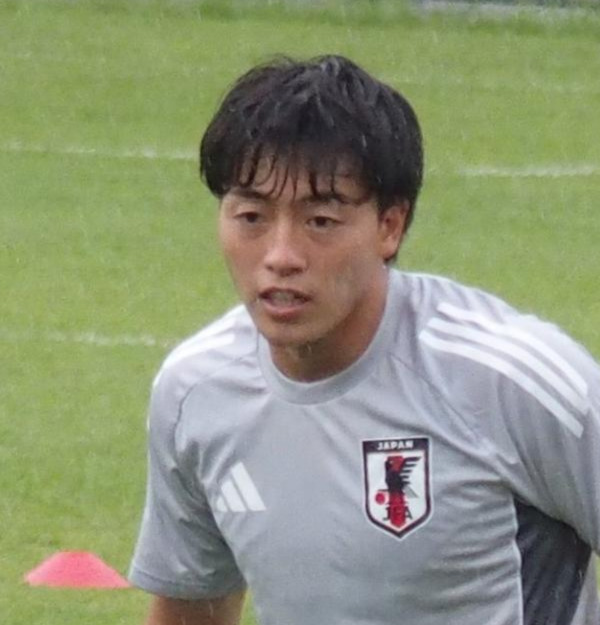 日本代表MF相馬勇紀（2025年7月14日撮影）