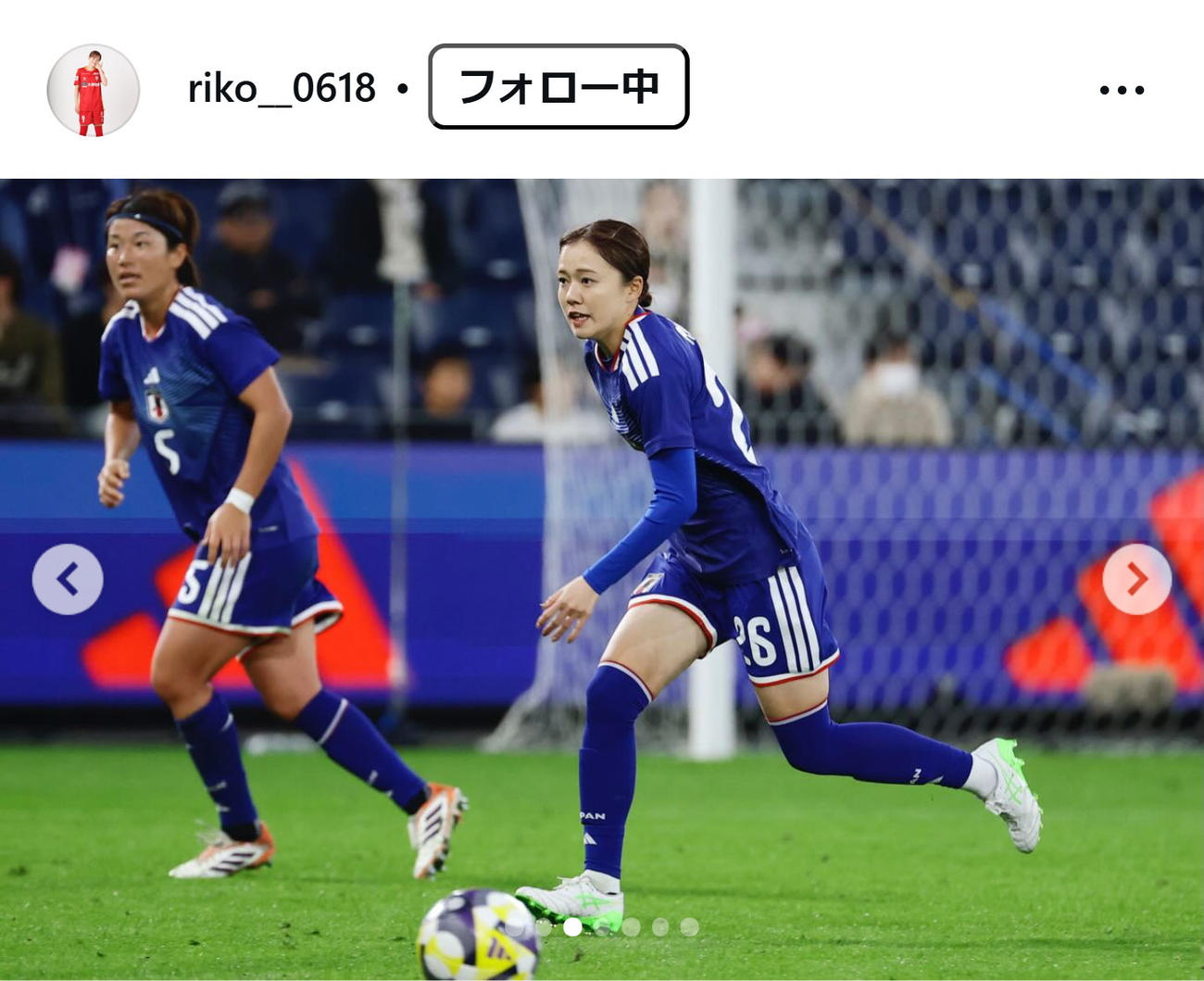 吉田莉胡のインスタグラムから