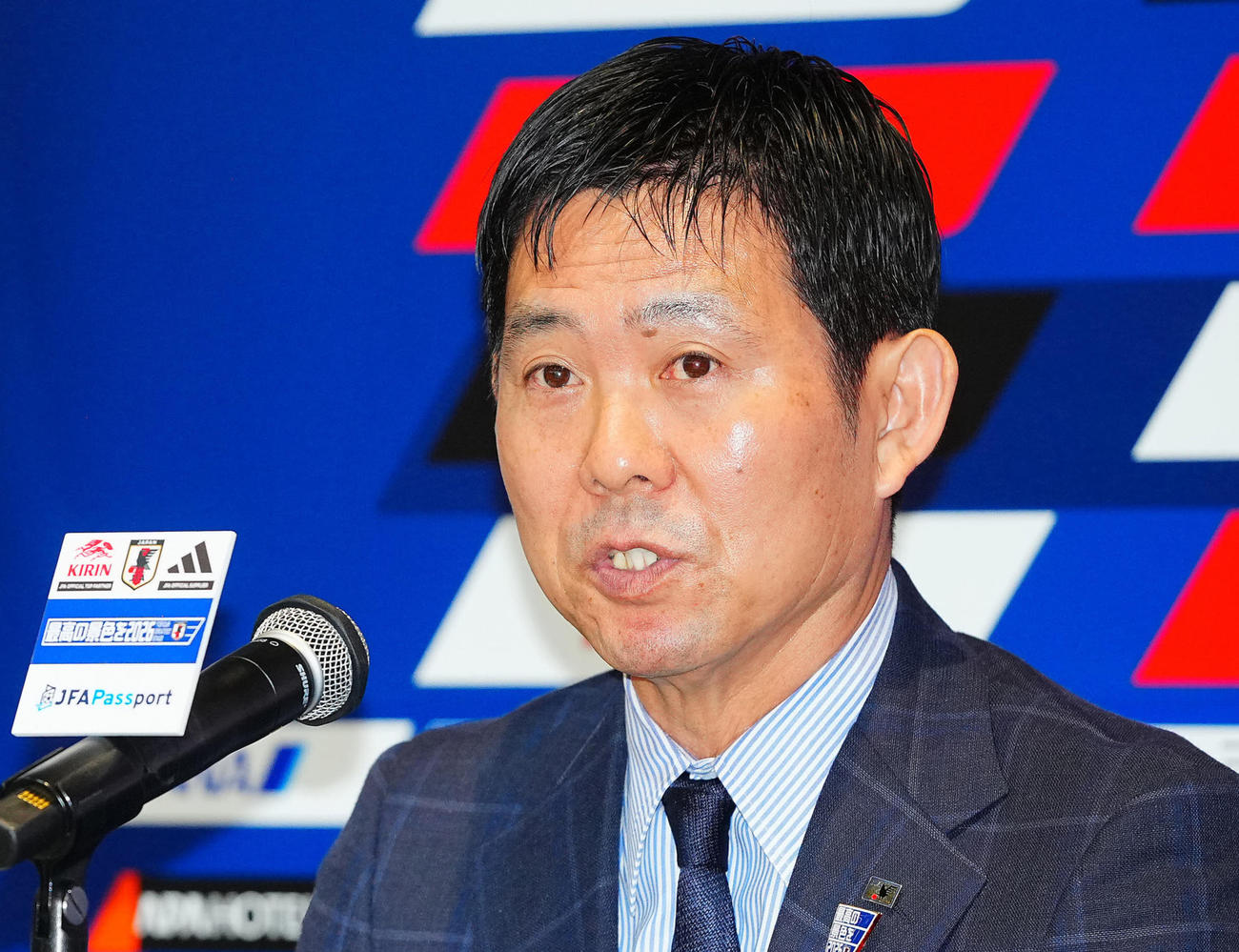 日本代表の森保監督（2025年撮影）