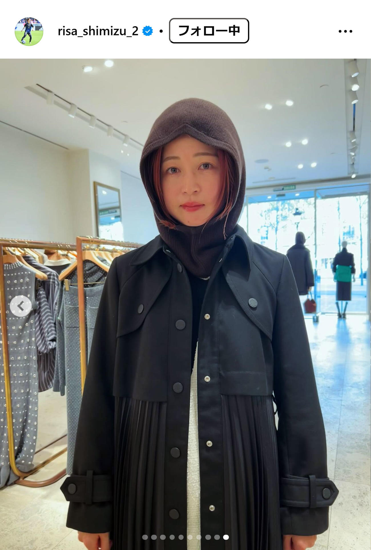 清水梨紗のインスタグラムから