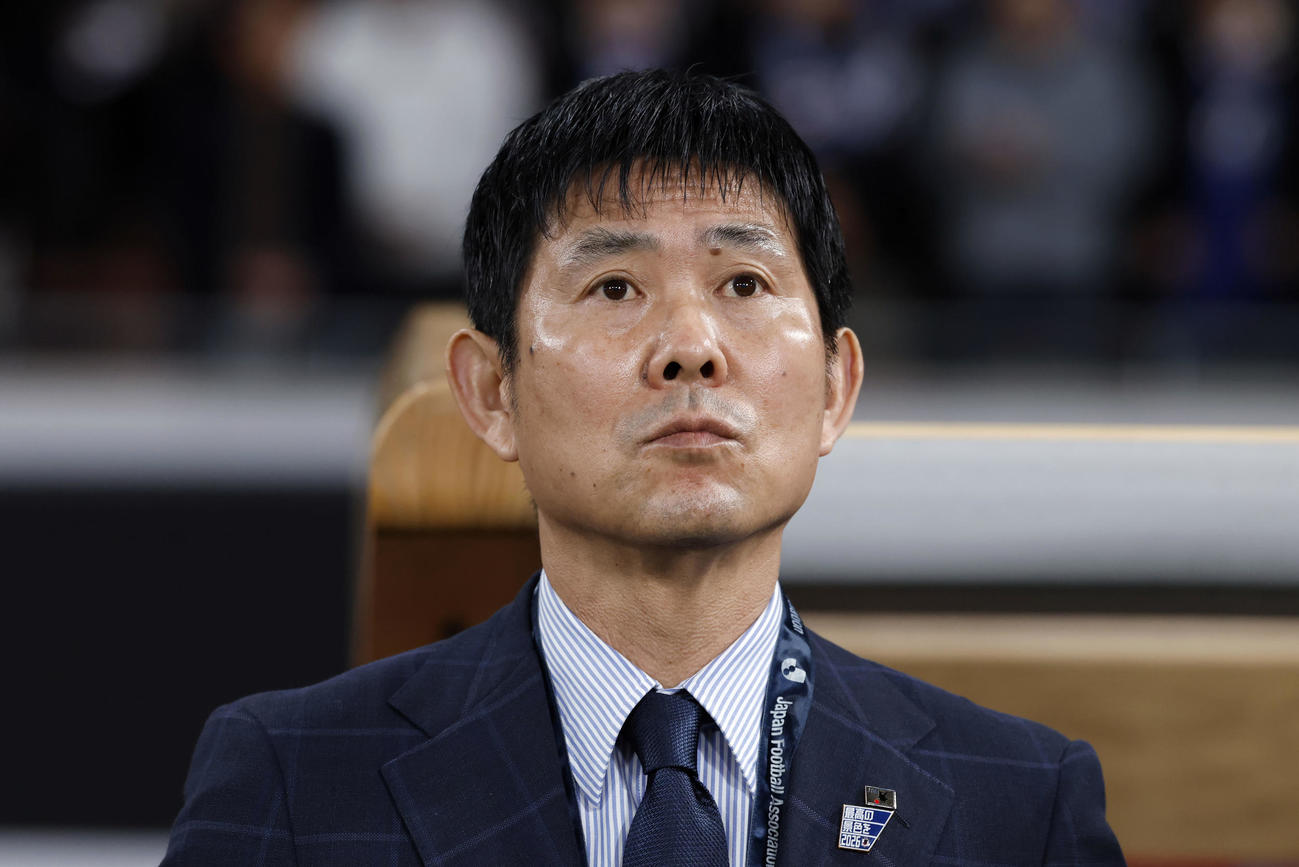 26年FIFAワールドカップ（W杯）1次リーグのチュニジア×日本を生中継すると発表した日本テレビ。写真は森保監督（C）アフロスポーツ