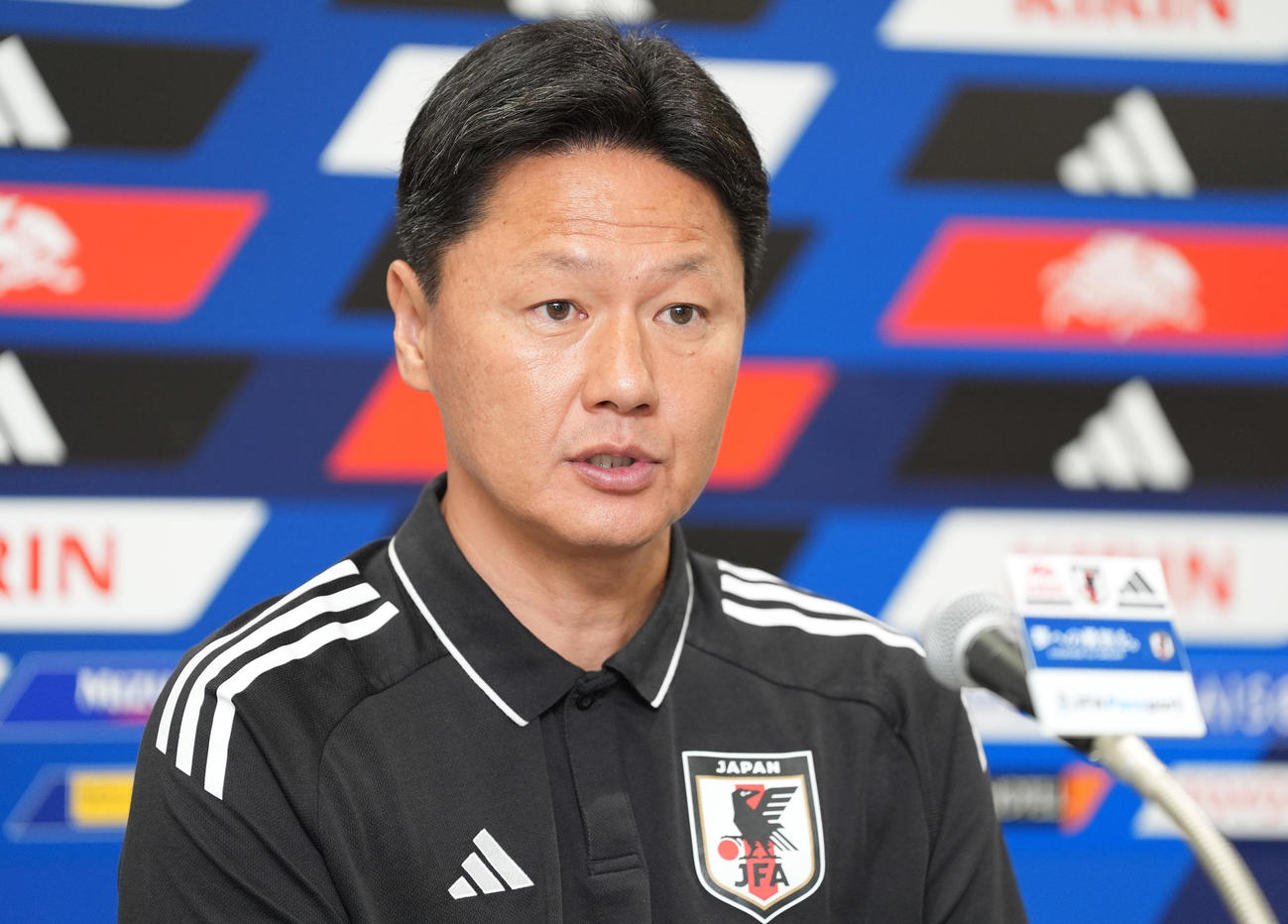 U－23日本代表の大岩剛監督（2025年8月撮影）