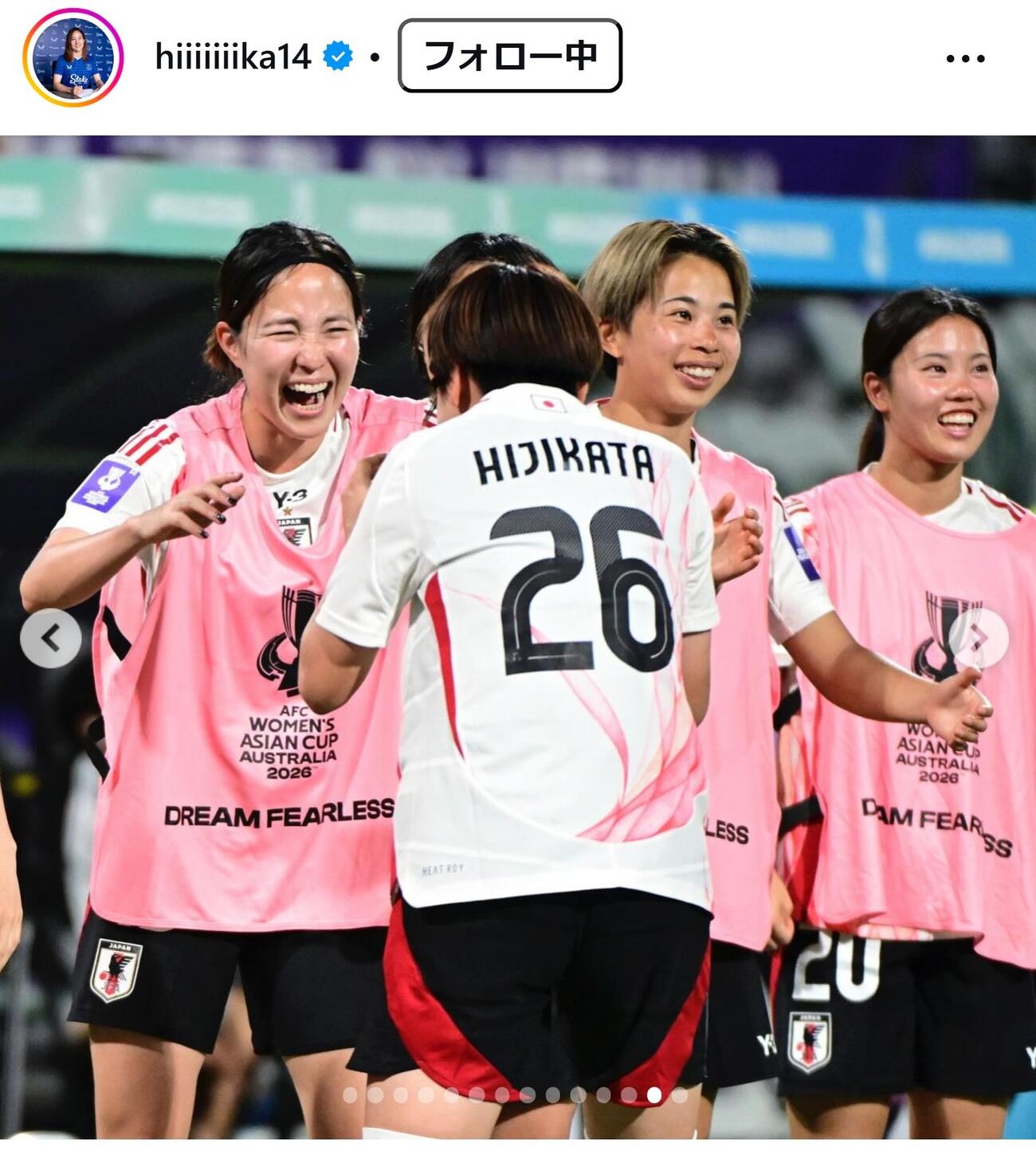 北川ひかるのインスタグラムから