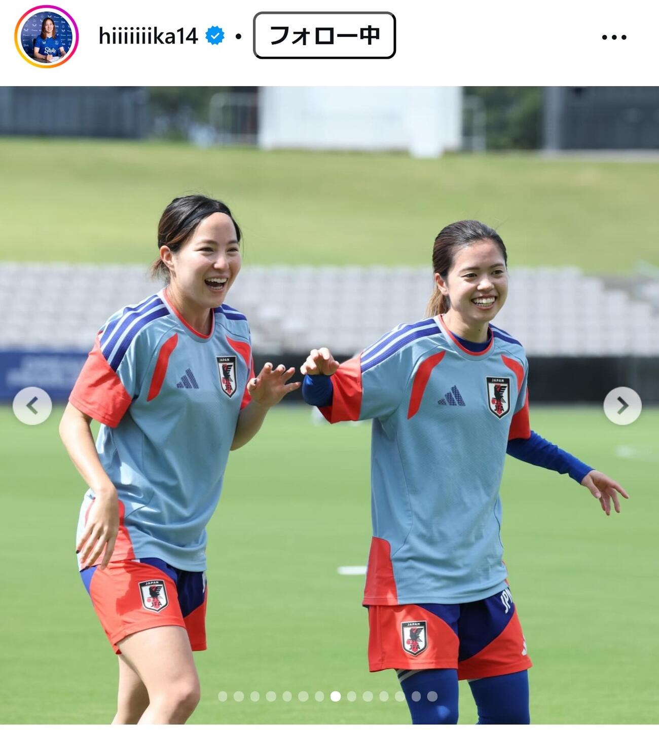 北川ひかるのインスタグラムから