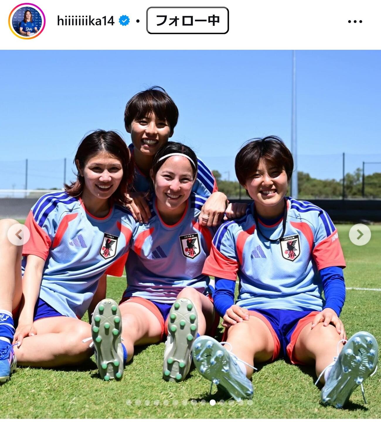 北川ひかるのインスタグラムから