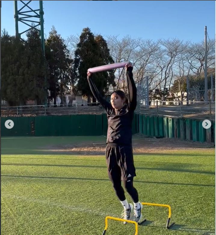 山本柚月選手のインスタグラムから