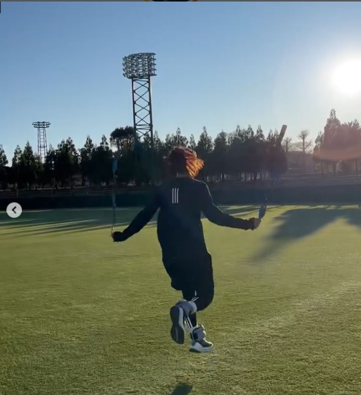 山本柚月選手のインスタグラムから