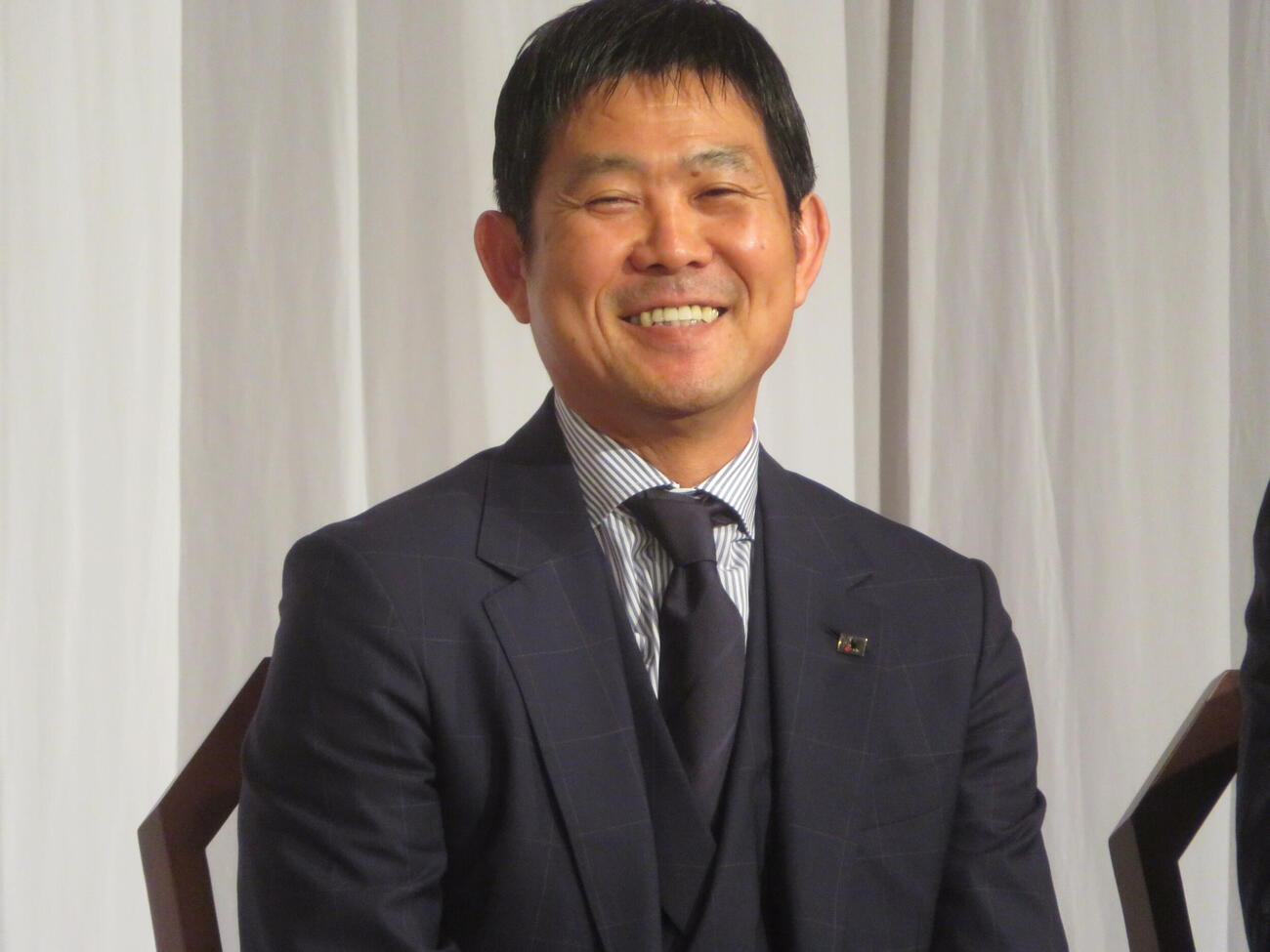 「サッカー日本代表　広島からエールを送る会」に出席した森保一監督