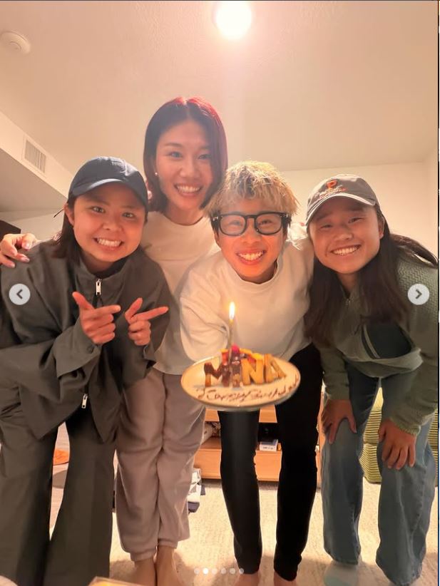 田中美南選手のインスタグラムから