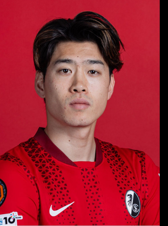 鈴木唯人（UEFA提供・ゲッティ＝共同）