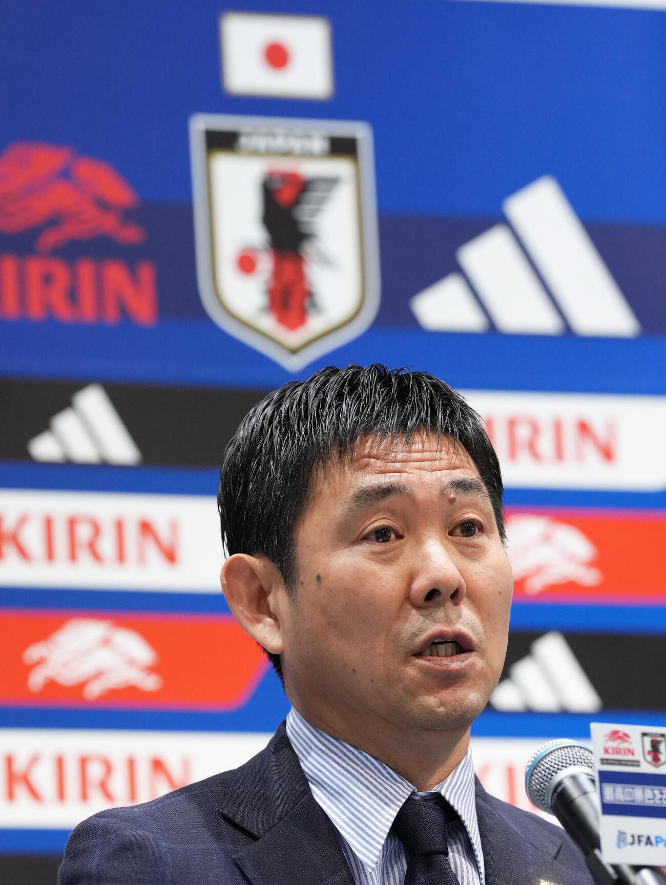 日本代表森保一監督（2026年3月撮影）