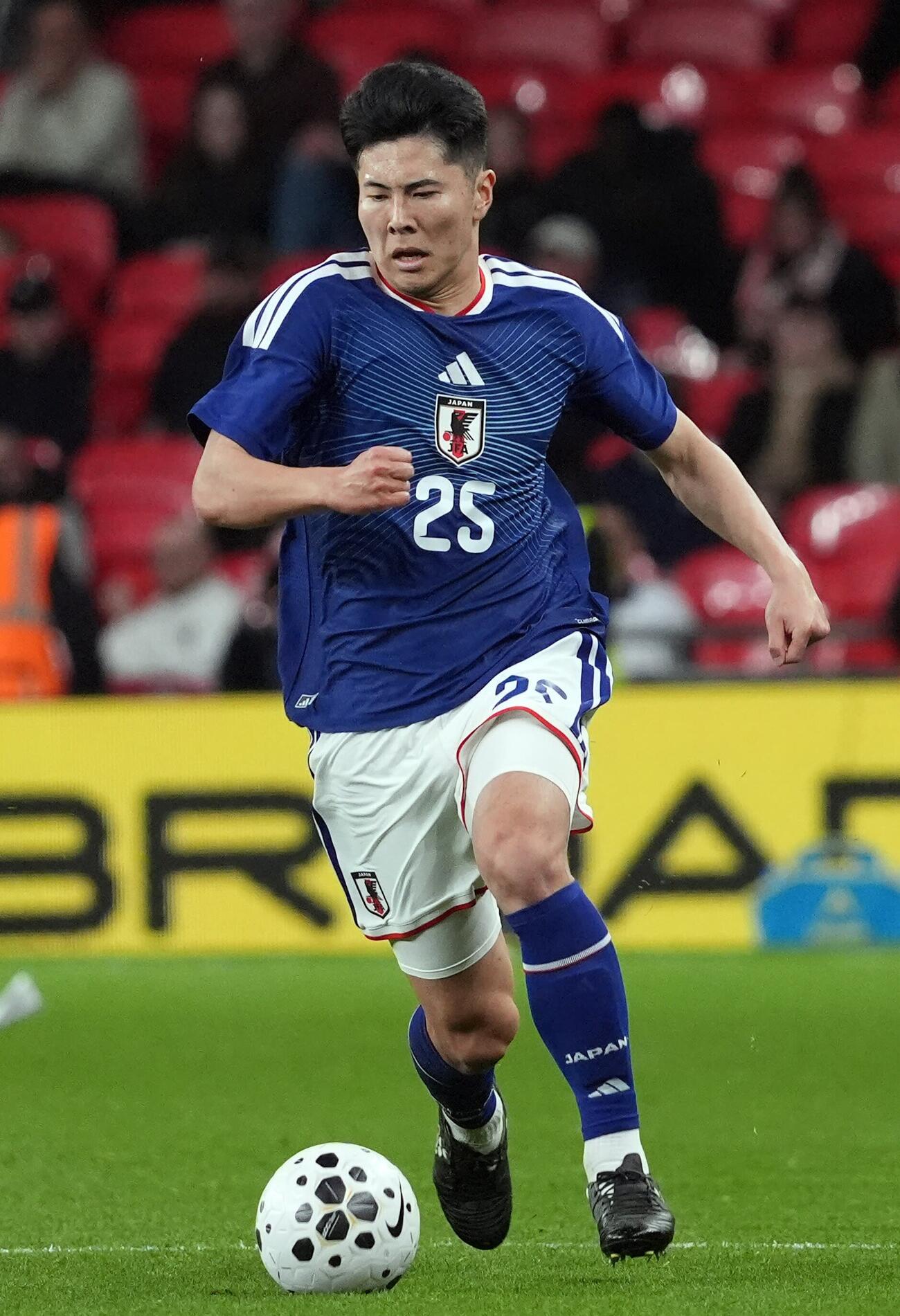 岐阜県出身者で初W杯メンバーに選出された鈴木淳之介（2026年3月撮影）