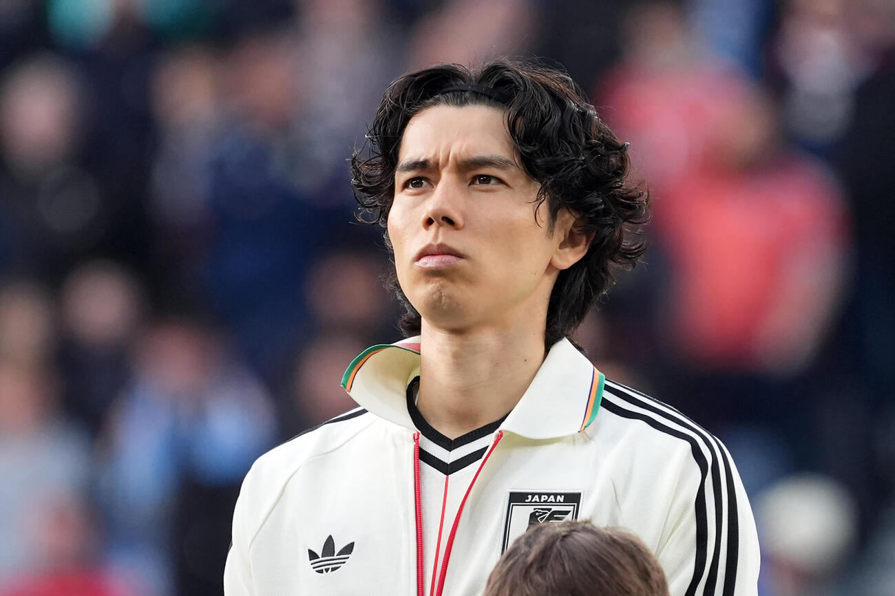 田中碧（2026年3月撮影・パオロ　ヌッチ）
