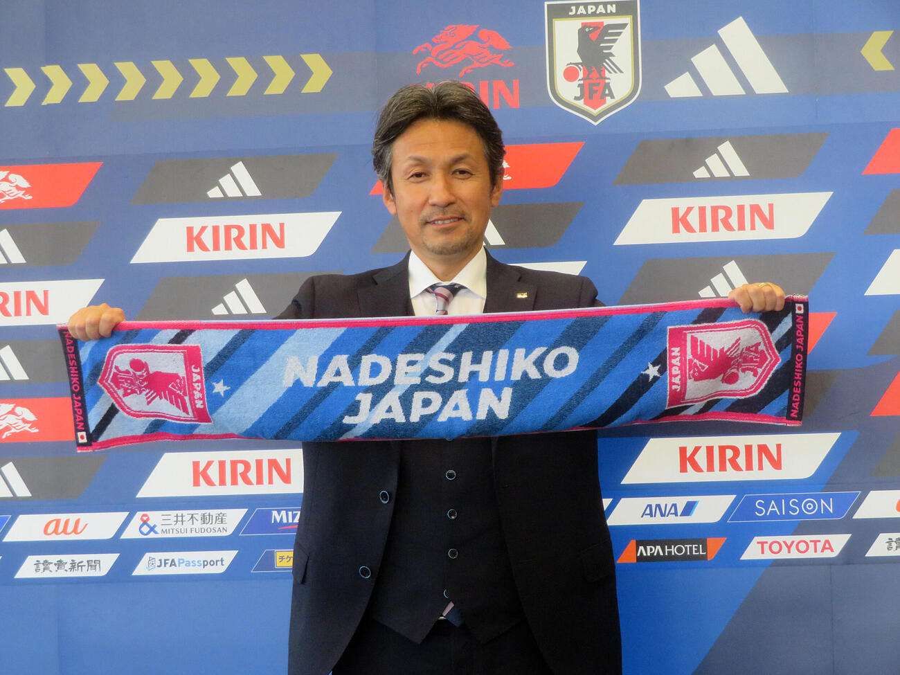 女子日本代表なでしこジャパンの新監督に就任した狩野倫久氏