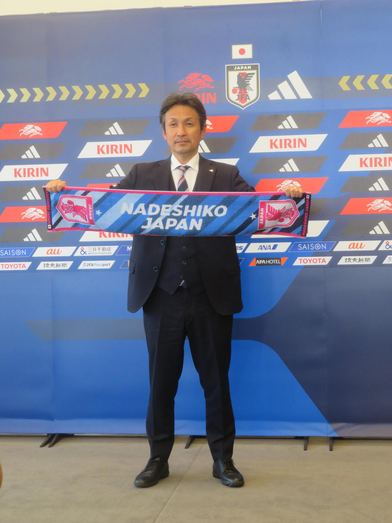 女子日本代表なでしこジャパンの新監督に就任した狩野倫久氏