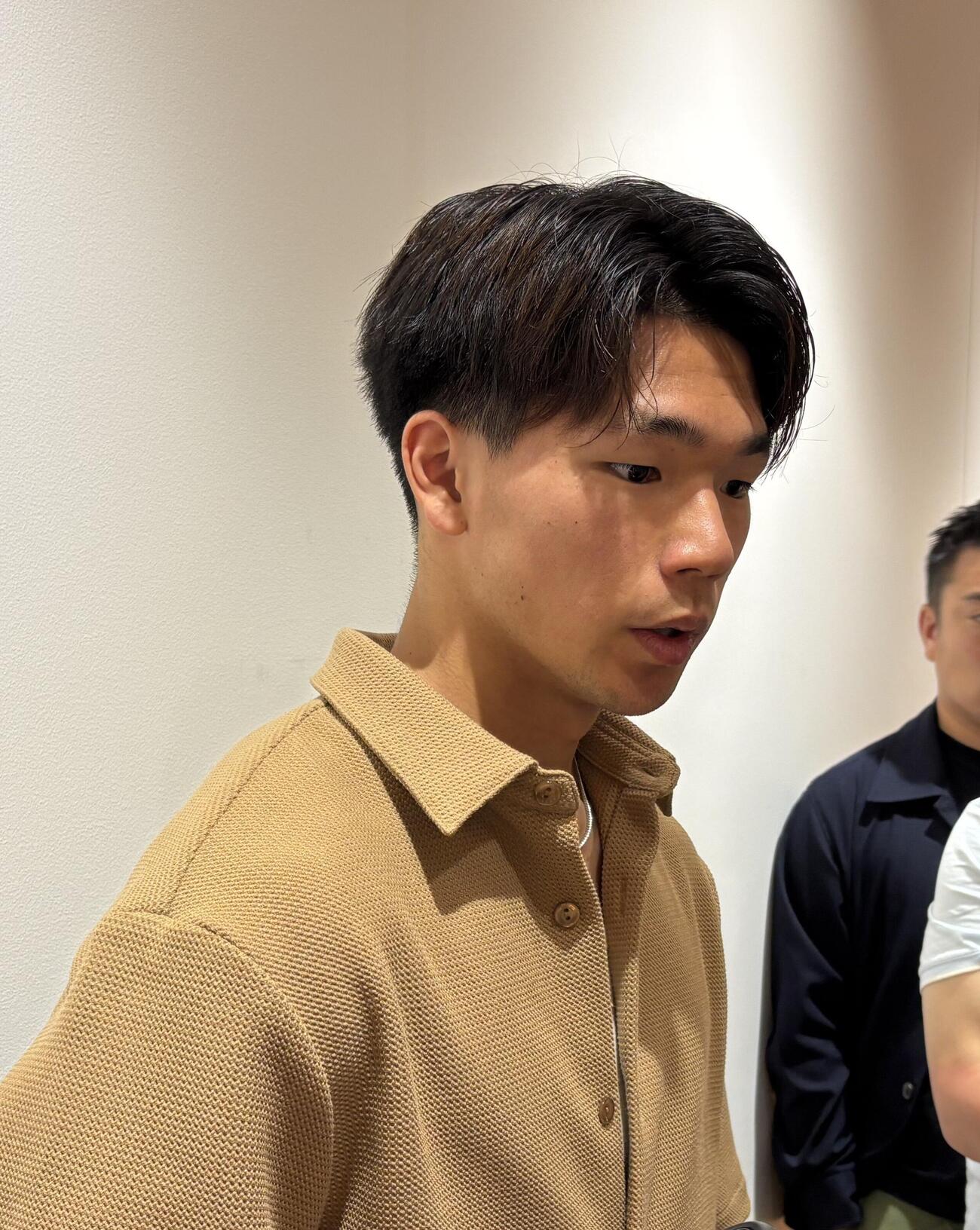 帰国した日本代表FW塩貝健人