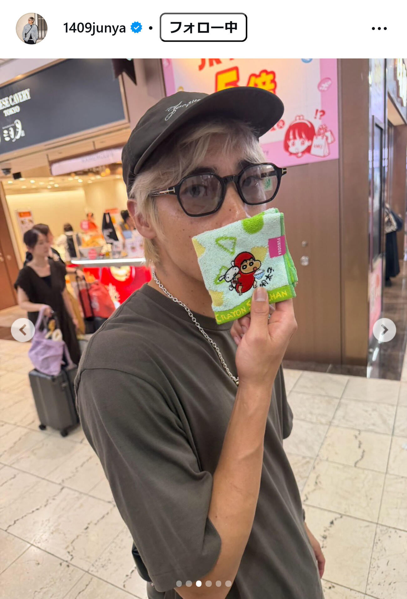伊東純也のインスタグラムから