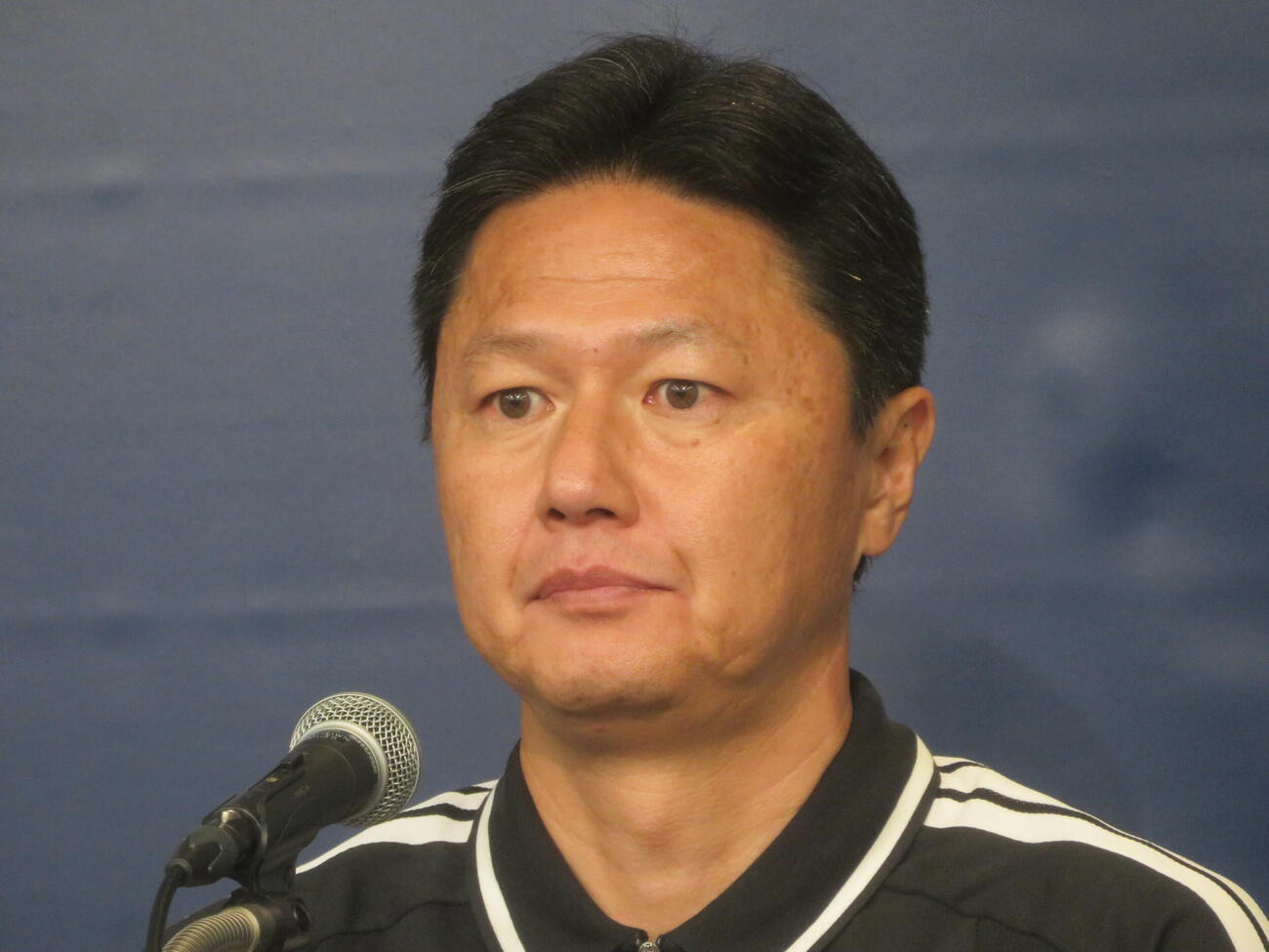 愛知・名古屋アジア大会（9月19日～10月4日、サッカー競技は15日に先行開幕）の男子日本代表（U－21日本代表）メンバーを発表した大岩剛監督