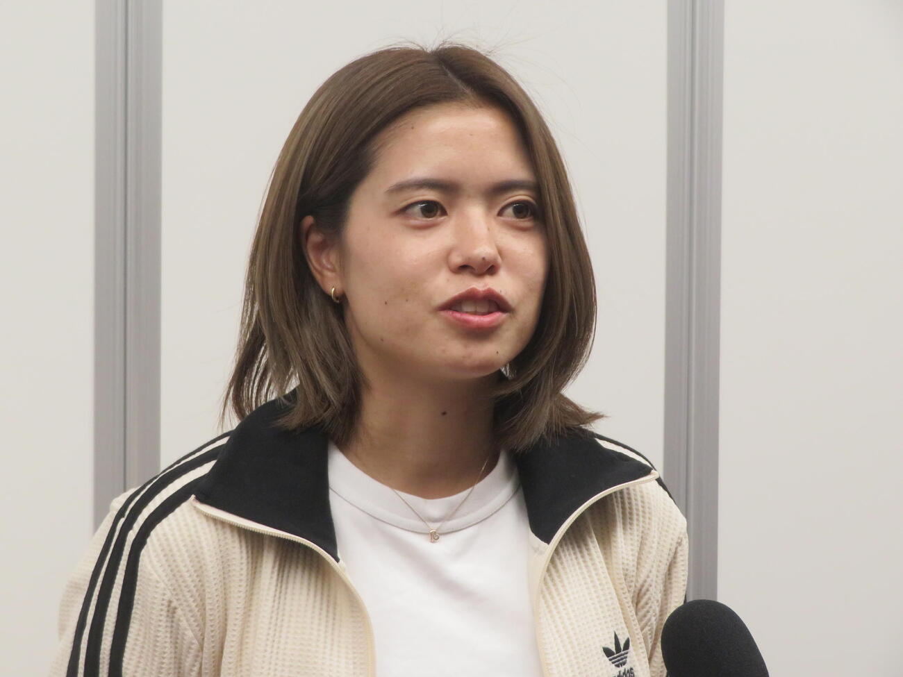 サッカー女子日本代表MF長谷川唯（2025年7月撮影）