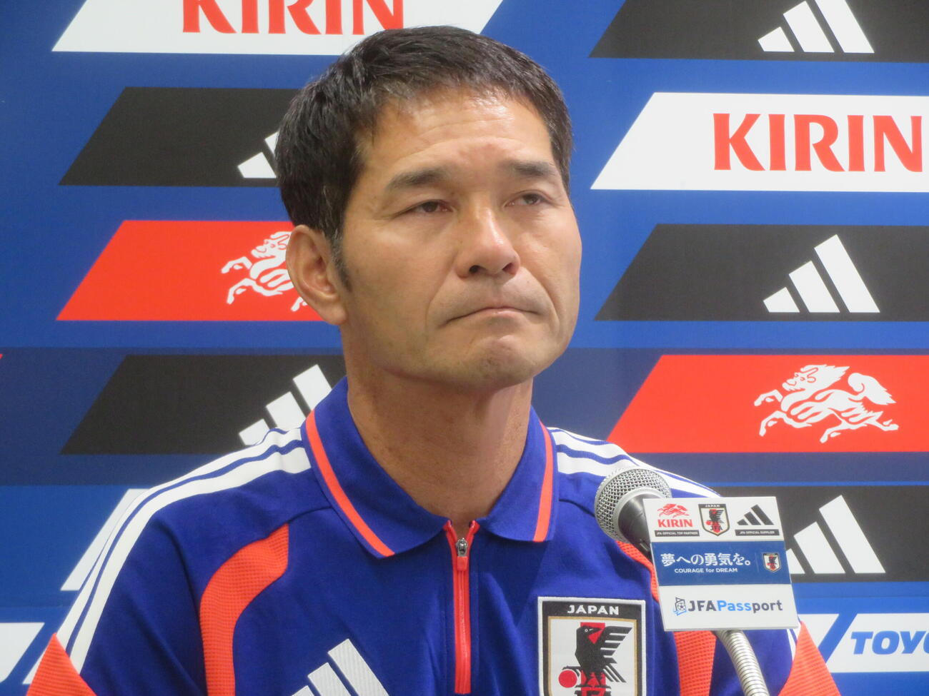 U－20女子W杯ポーランド大会に臨むU－20日本代表の井尻明監督
