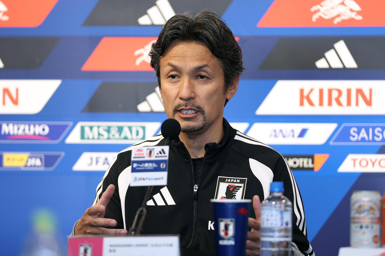 なでしこジャパンの狩野倫久監督（2026年6月撮影）