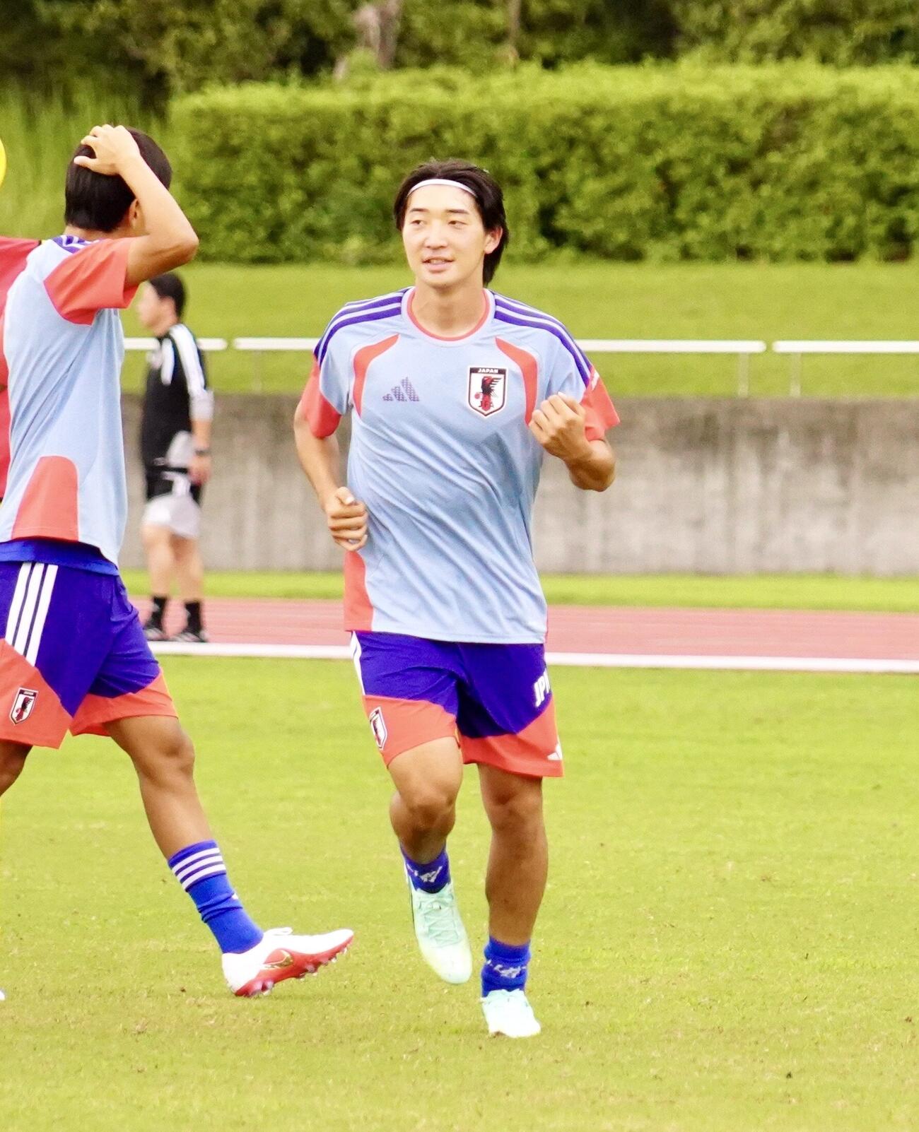 U－21日本代表FW横山夢樹（2026年9月15日撮影）