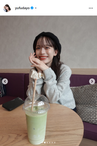 由布菜月のインスタグラムから
