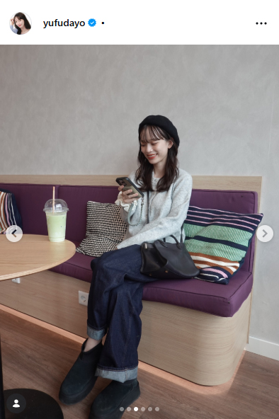 由布菜月のインスタグラムから