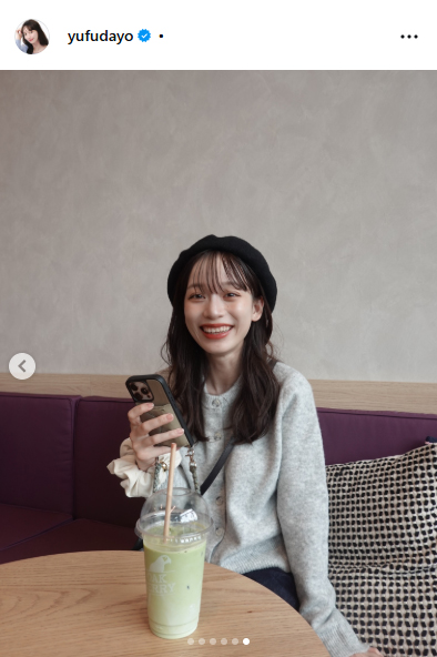 由布菜月のインスタグラムから