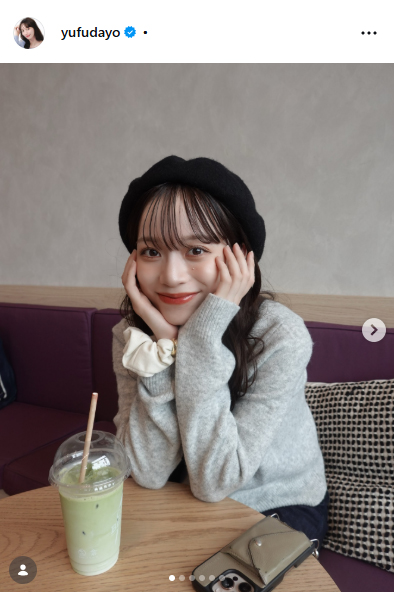 由布菜月のインスタグラムから