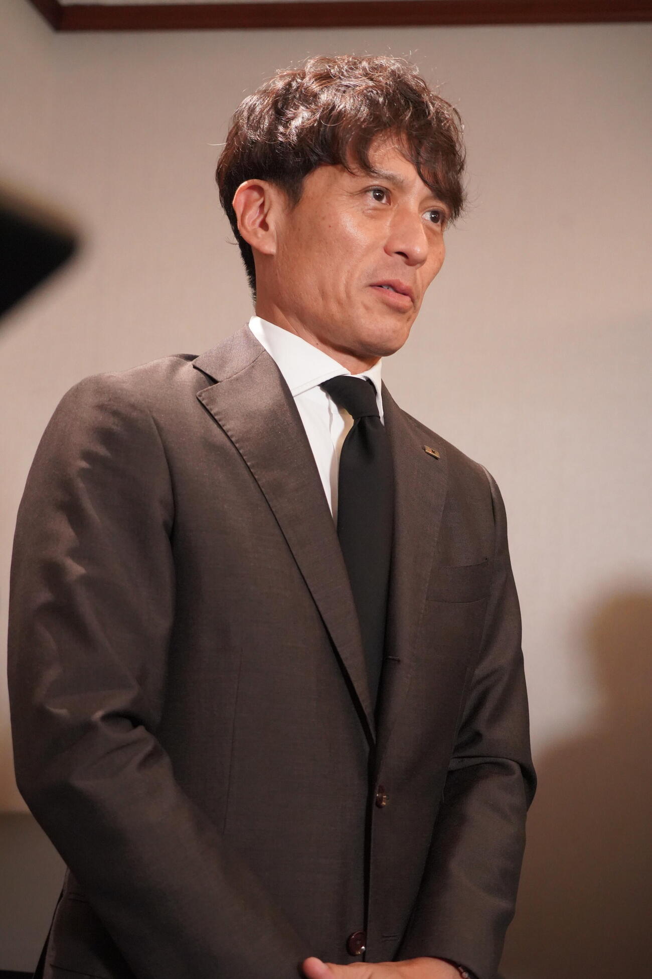 アジアサッカー連盟（AFC）臨時総会に出席した日本サッカー協会（JFA）の宮本恒靖会長