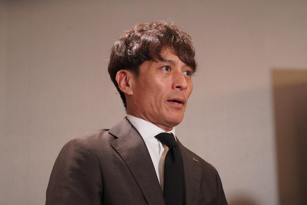 アジアサッカー連盟（AFC）臨時総会に出席した日本サッカー協会（JFA）の宮本恒靖会長