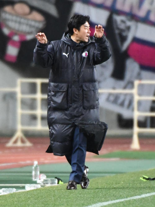 Ｃ大阪・尹晶煥監督（撮影・奥田泰也）