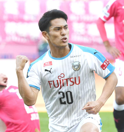 川崎F知念慶（2018年11月10日撮影）