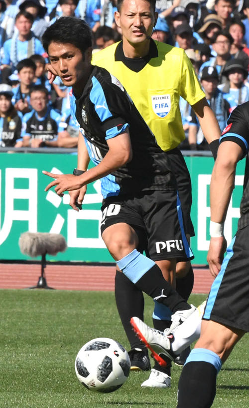 川崎F・MF大島僚太（2018年5月20日撮影）